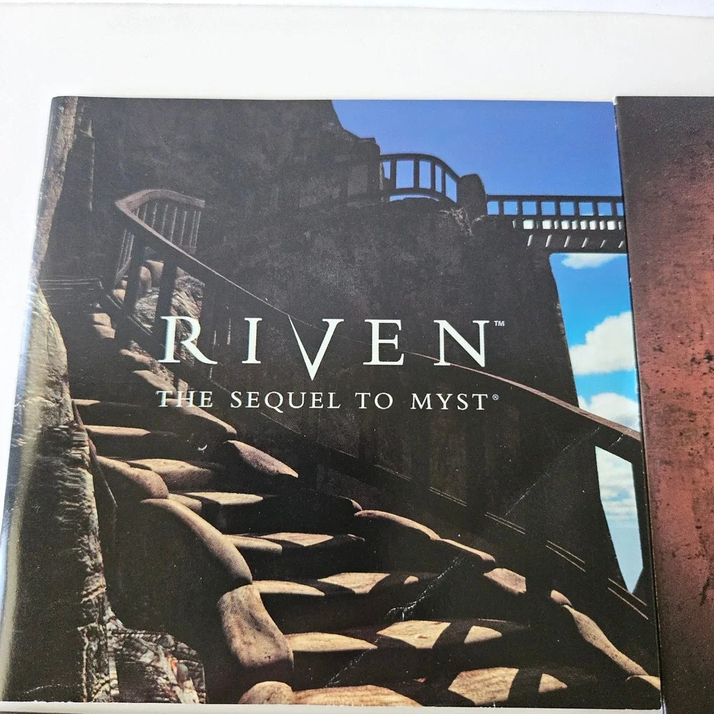 1997 Riven The Sequel to Myst Box Set PC CD ROM Video Game ‎ - Windows